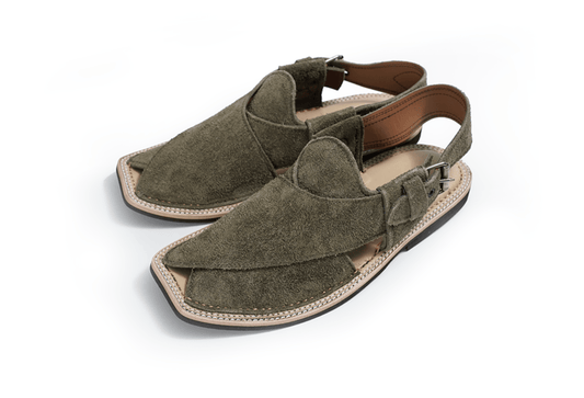 Signature Suede Peshawari Green - Upstreet Co