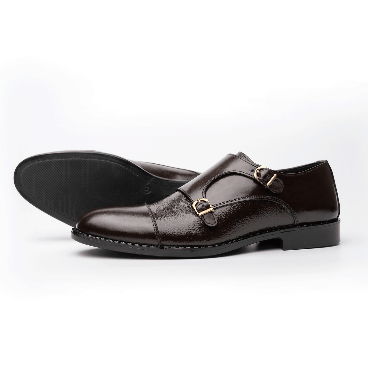 Premiuim Brown Double strap Monk Oxfords – Upstreet Co