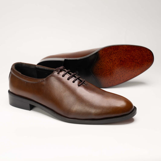 Men’s Brown Wholecut Oxford Shoes – US 1094