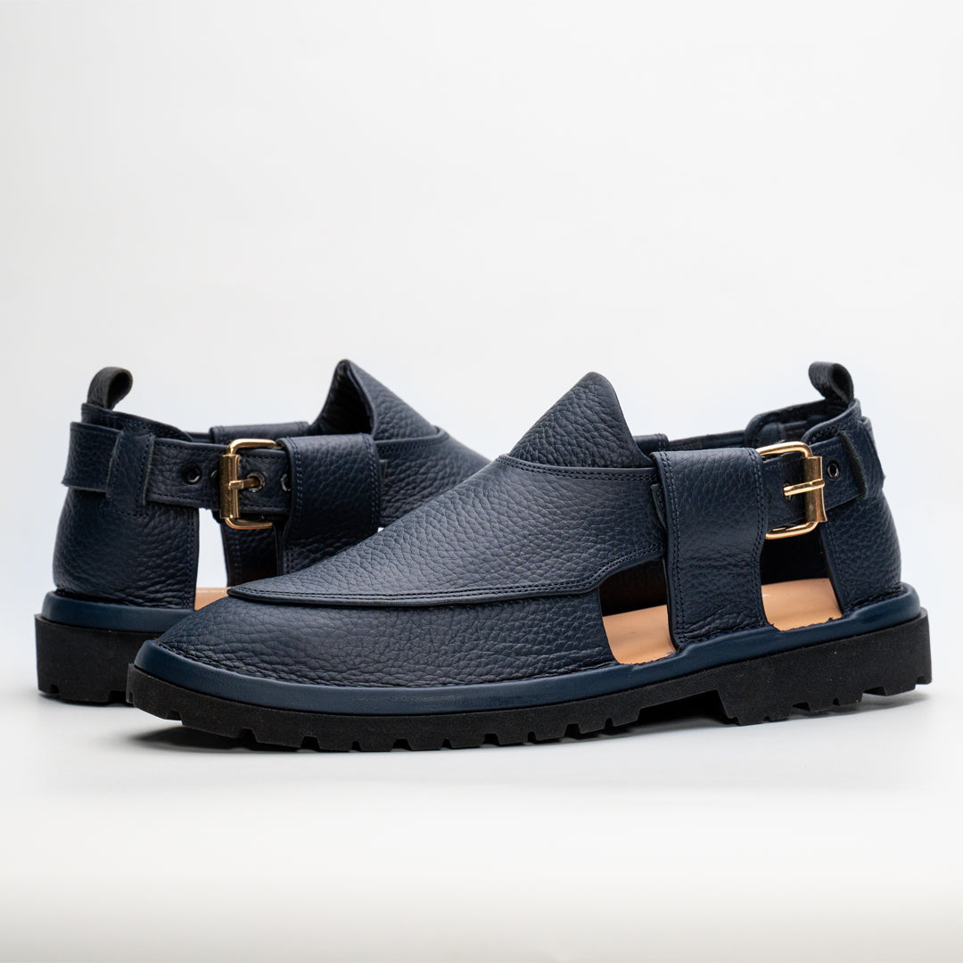 Blue Handmade jeans Chappal 2.0 -US0041 â Upstreet Co