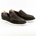 Soft touch brown suede loafers - US0085