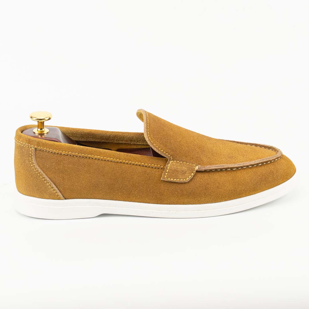 Soft touch Camel suede loafers - US0083