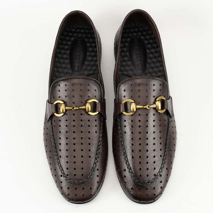 Breathe-Easy brown leather loafers for men — breathable handmade, Upstreet Co