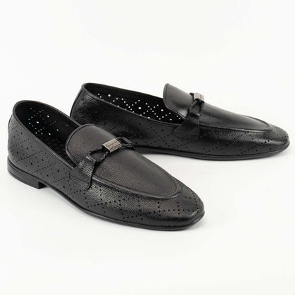 Feroggio black limited edition leather loafers — handmade, Upstreet Co