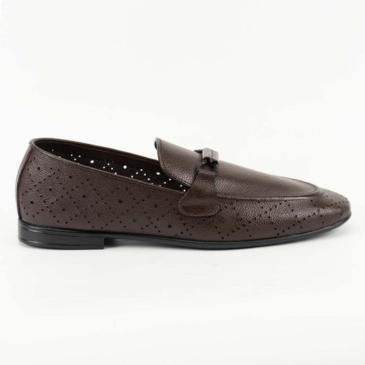Feroggio brown limited edition leather loafers — handmade, Upstreet Co