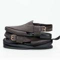 Foldable soft Peshawari Chappal brown -US0058