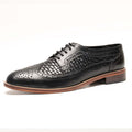 Knitted Oxfords- Handmade Leather shoes US0087