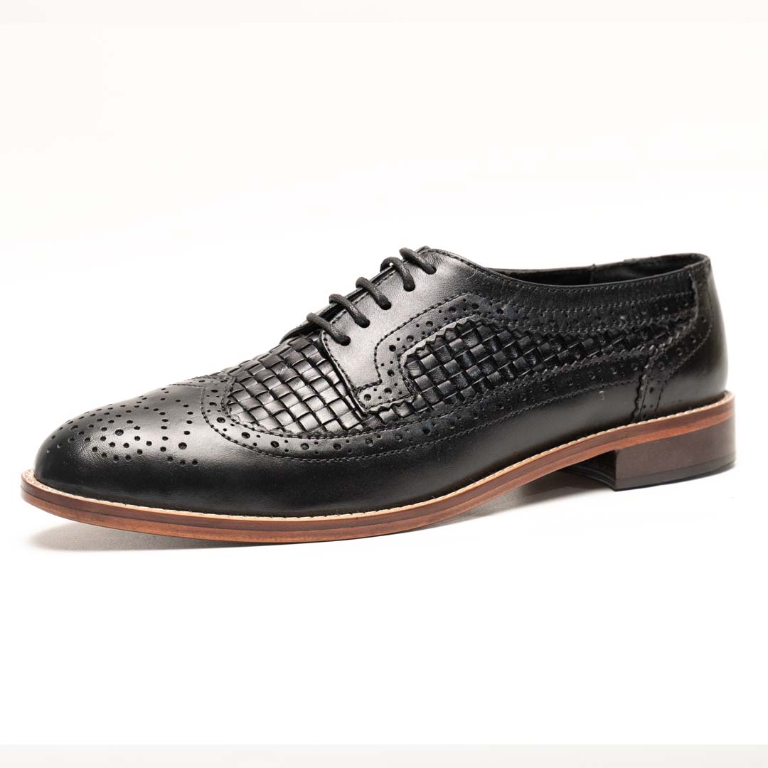 Knitted oxford shoes for men — breathable handmade leather, Upstreet Co