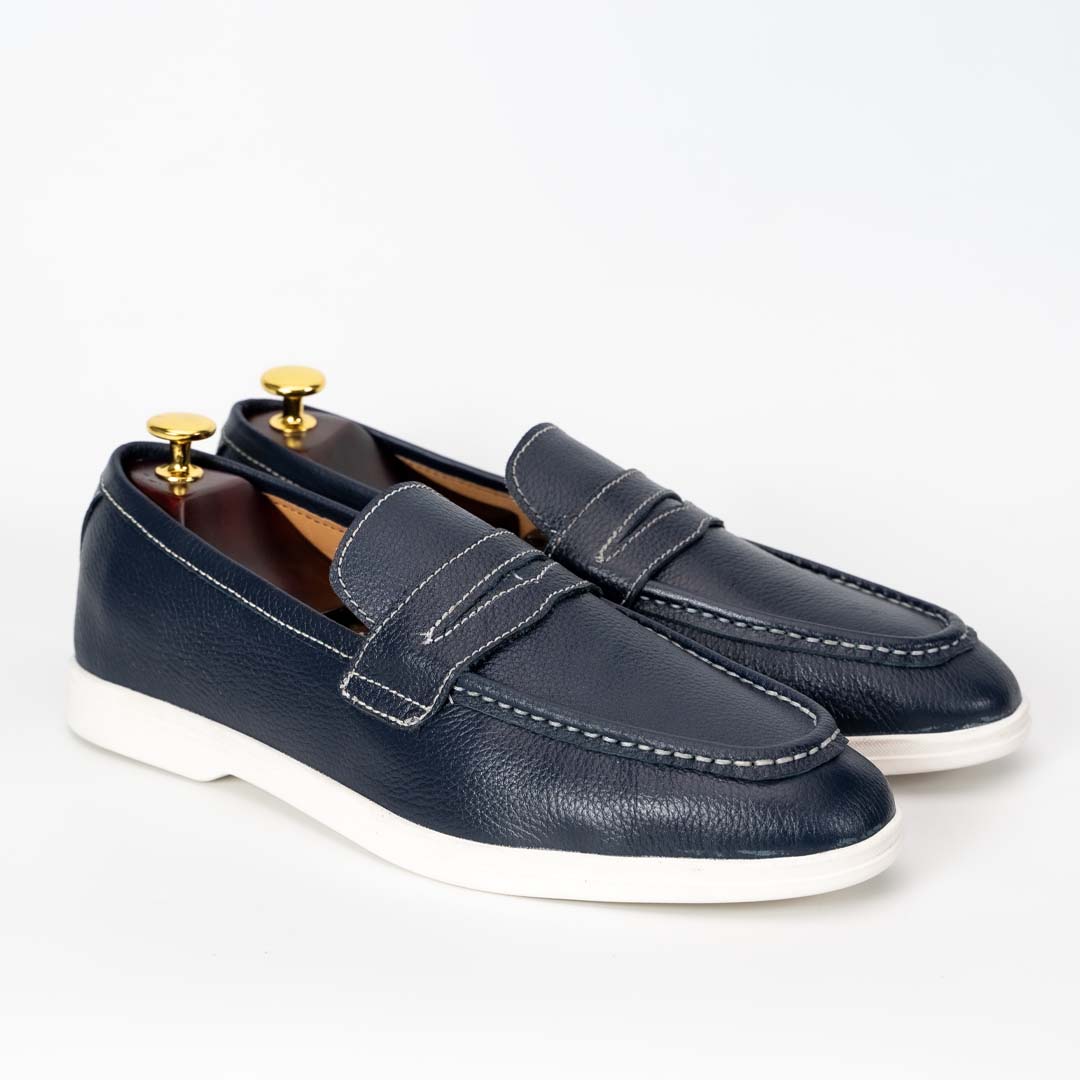 La Blue - Premium leather loafers -US0044