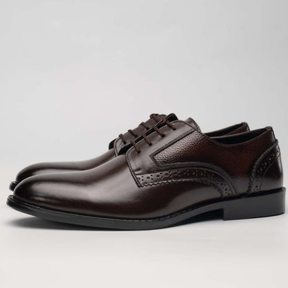 London brown leather formal shoes — handmade, Upstreet Co