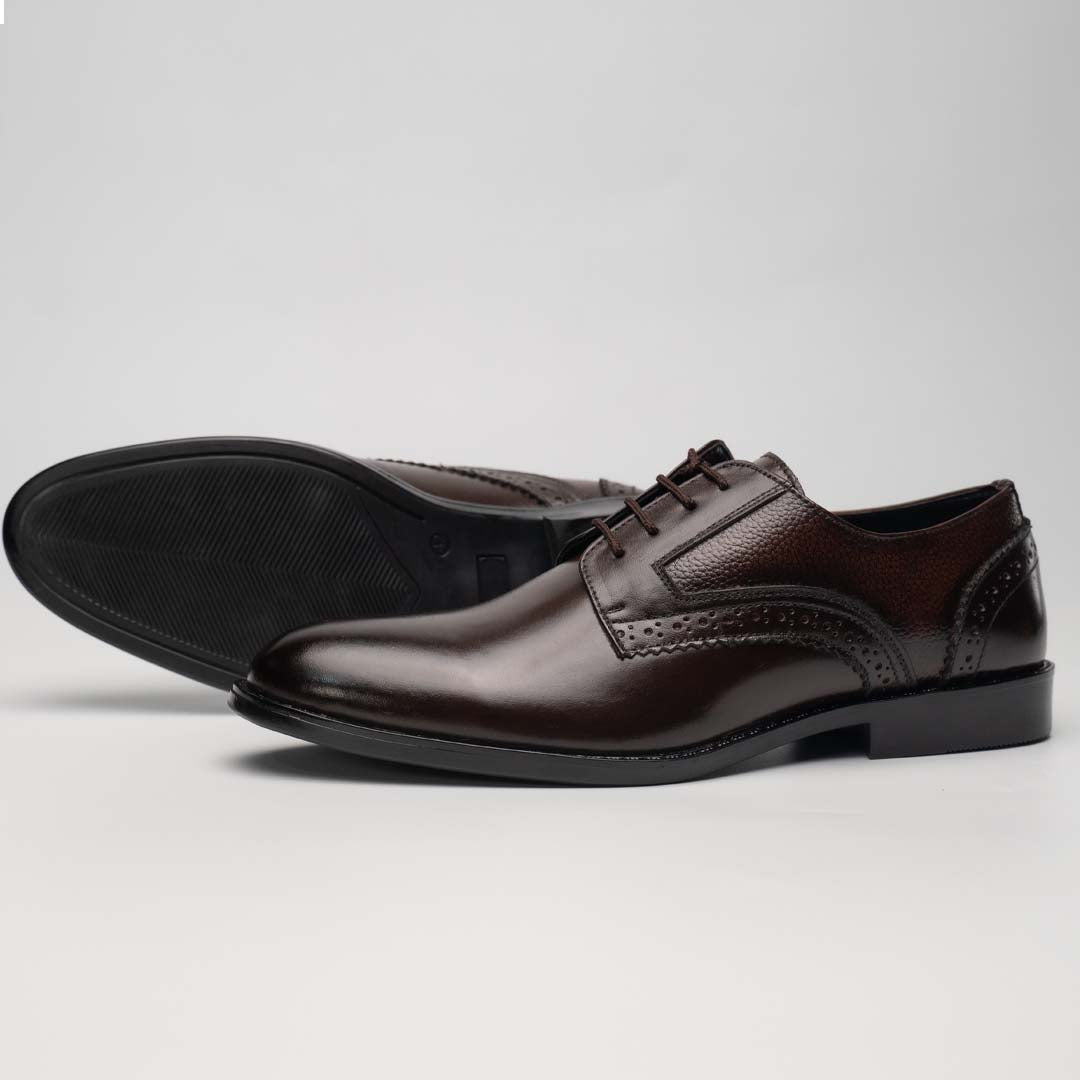 London brown leather formal shoes — handmade, Upstreet Co