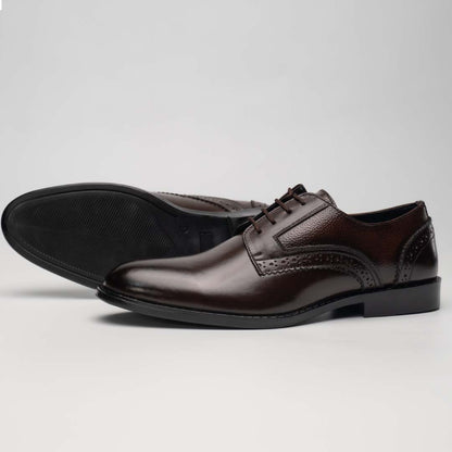 London brown leather formal shoes — handmade, Upstreet Co