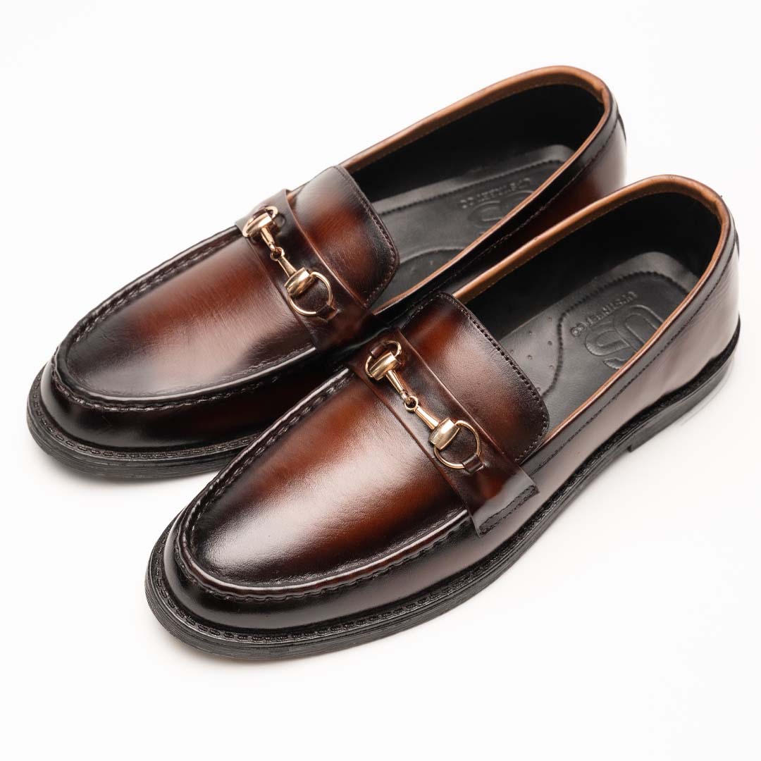 Crown premium soft leather loafers — handmade, Upstreet Co