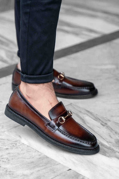 Crown premium soft leather loafers — handmade, Upstreet Co