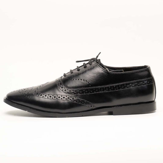 Colt oxford shoes in black — handmade leather formal shoes, Upstreet Co