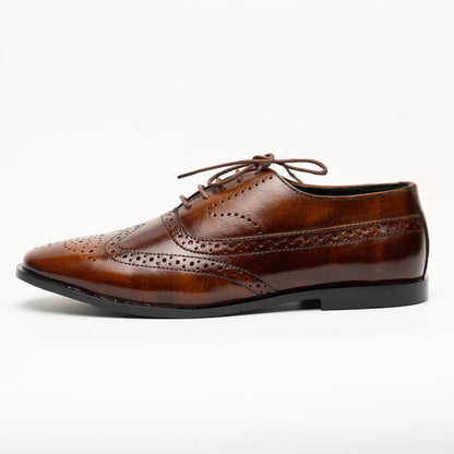 Colt oxford shoes in brown — handmade leather formal shoes, Upstreet Co