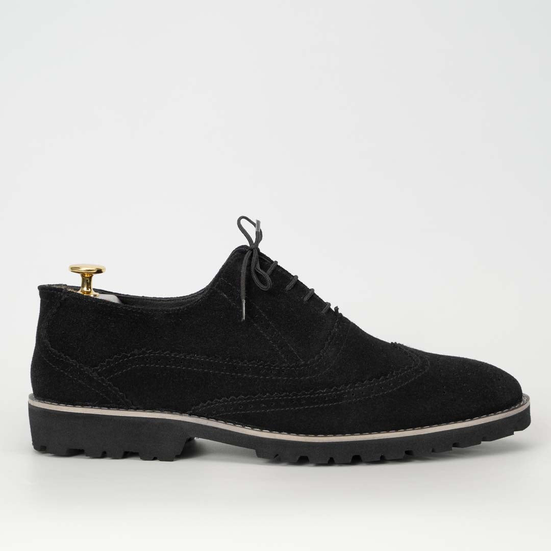 Suede Oxfords Black  - US0050