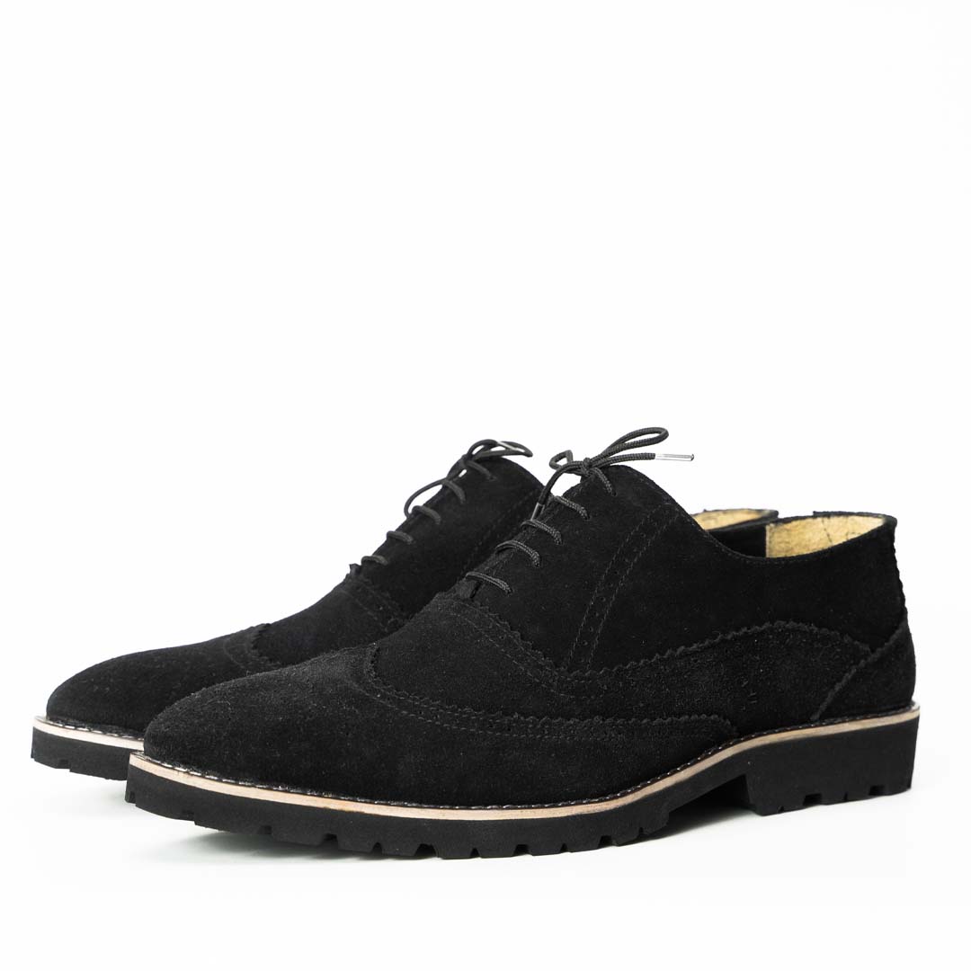 Suede Oxfords Black  - US0050