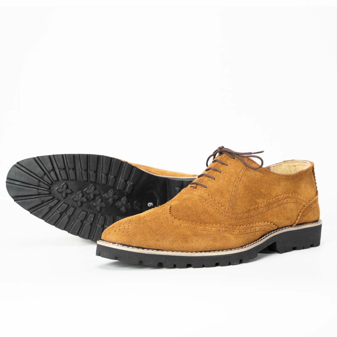 Suede Oxfords camel  - US0049