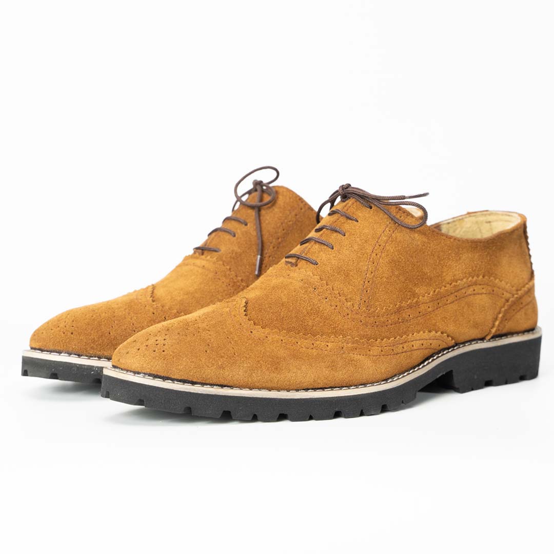 Suede Oxfords camel  - US0049