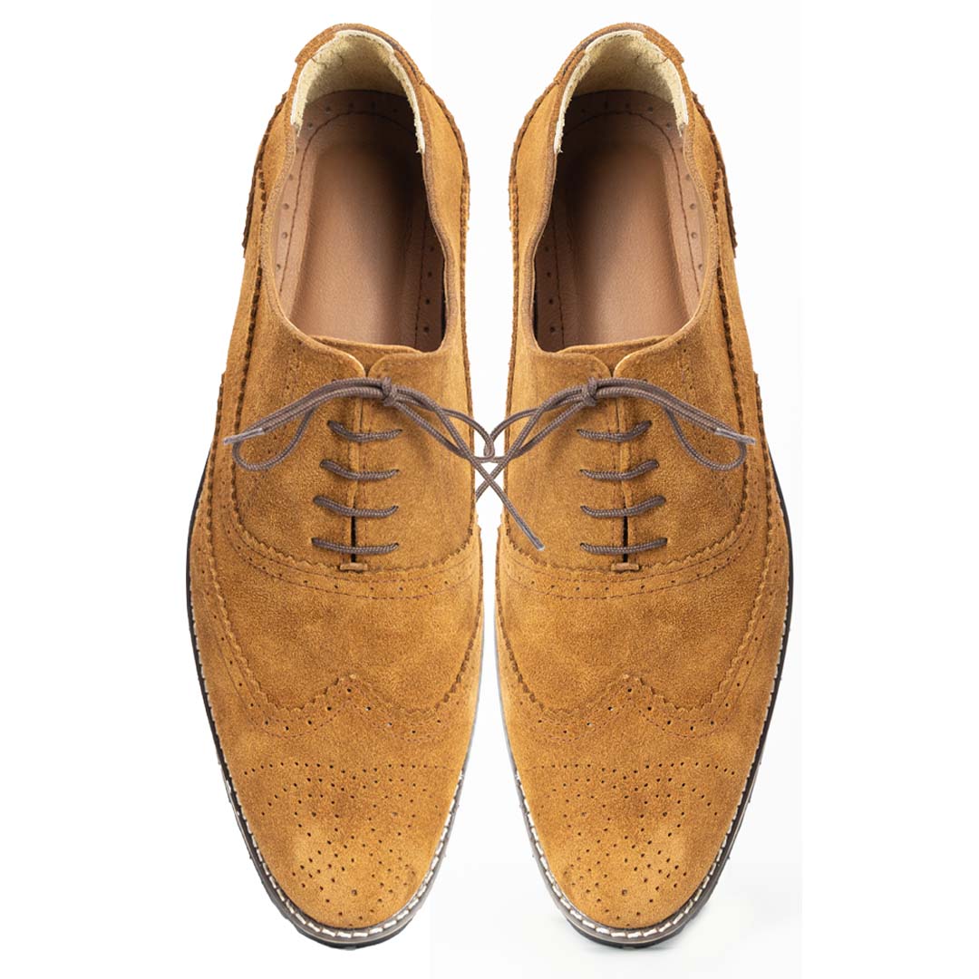 Suede Oxfords camel  - US0049